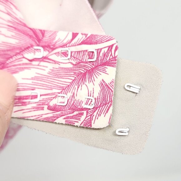 Lululemon Athletica 34DD Enlite Sports Bra Floral Bloom Pink - Picture 4 of 5